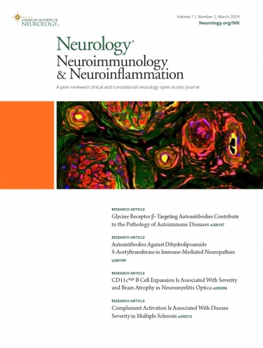 Neurology Neuroimmunology Neuroinflammation cover